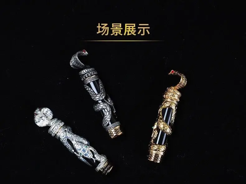 Jinhao Роскошная Авторучка со змеиным рисунком 3D текстура рельефная скульптура технология благородная коллекция Подарочная чернильная ручка