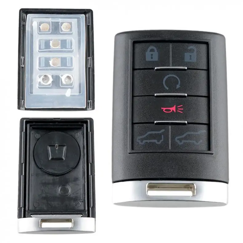 

6 Buttons NewCar Remote Key Shell with N0 Small Key Fit for 2008 -2014 Cadillac Escalade ESV