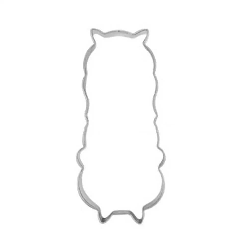Alpaca Cookie Cutter Cute Llama Stainless Steel Animals Biscuit Molds Stamp Alpaca Kitchen Animal Sheep Baking Tool Cookie Mold - Цвет: S
