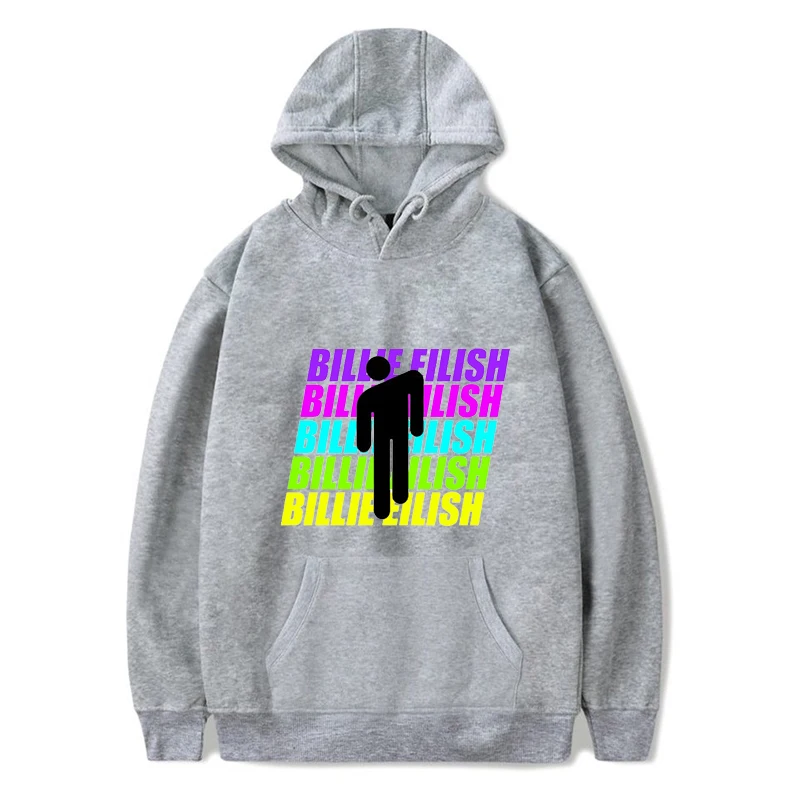 905-ff-1211-1 Billie Eilish толстовки пуловер с принтом для женщин/мужчин Модная Повседневная флисовая рубашка с карманами толстовка с капюшоном модная уличная одежда Лидер продаж - Цвет: 905-ff-1211-1
