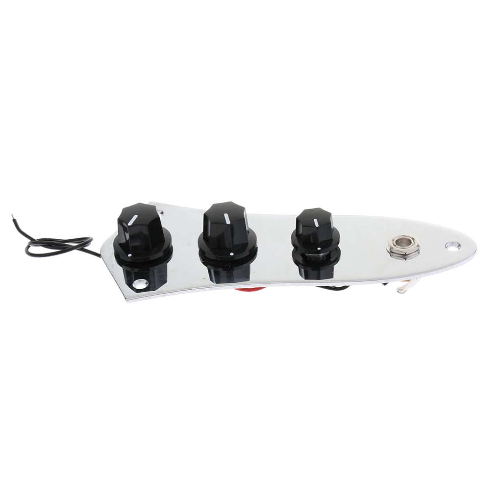 

Electric Bass Loaded Control Plate Pre-wired 3 Hole Control Board