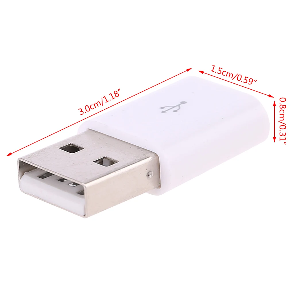Micro USB Female To USB 2.0 Male Adapter Converter Connector For Android Cell Phone Tablet