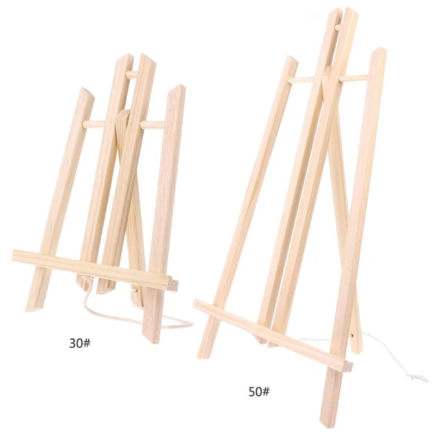 Mini Wooden Tripod Easel Display Painting Stand Card Canvas Holder Wedding  Party - Easels - AliExpress