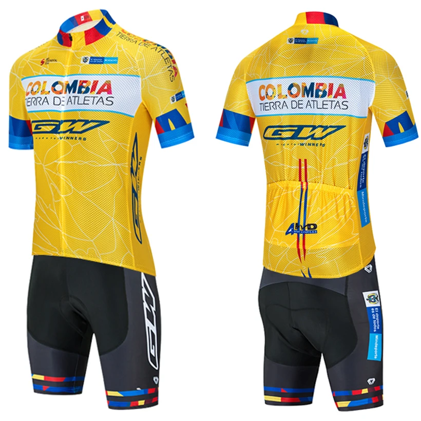 Cycling Jersey colombia TEAM PRO BIKE Jersey sportswear 20D Shorts MTB