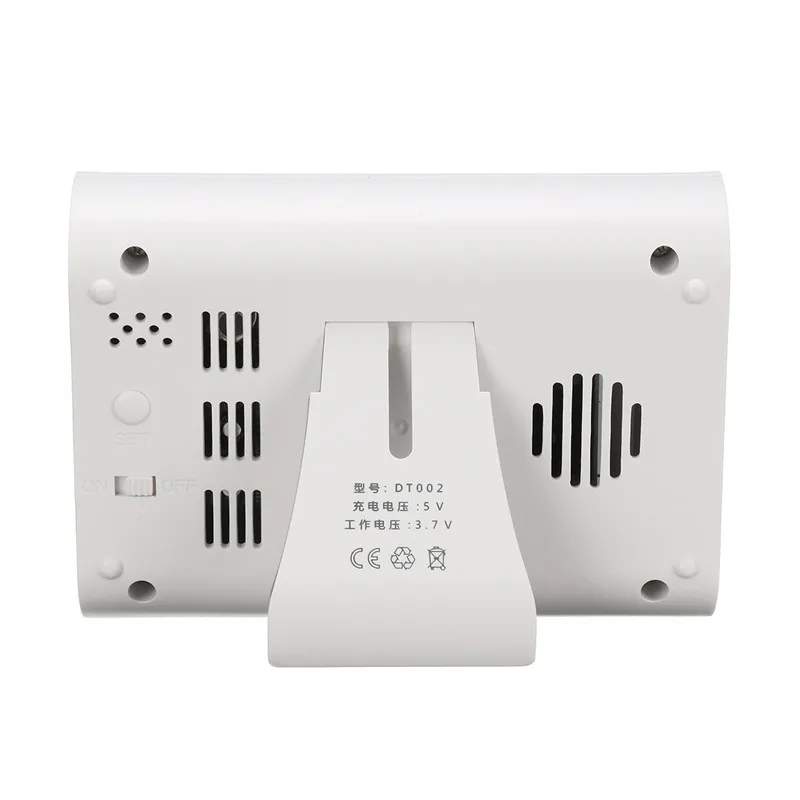 Тестер формальдегида цифровой экран Домашний детектор воздуха USB Перезаряжаемый TVOC HCHO Benzene/пыль/температура/измеритель влажности
