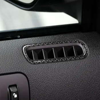 

2Pcs set Air Vent Outlet Frame Carbon Fiber Decoration Car Fits for Ford Mustang 2009-2013 High quality