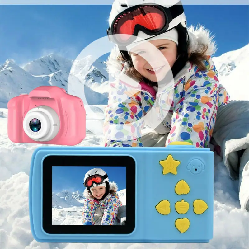 

Kids Children Digital Camera 2.0" LCD HD Mini Camera Perfect Gift for Kids Toy Cameras 3E24