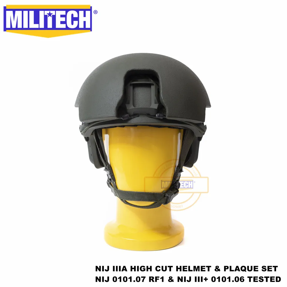 ISO сертифицированный MILITECH NIJ III+ Быстрый OD 2 в 1 OCC Dial Liner High XP Cut пуленепробиваемый арамидный баллистический шлем NIJ 0101,07 RF1