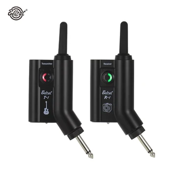 

Belcat T1R1 UHF Audio Transmitter Receiver Guitar Wireless System Electric Guitar Bass Max.100M Transmission Range USB