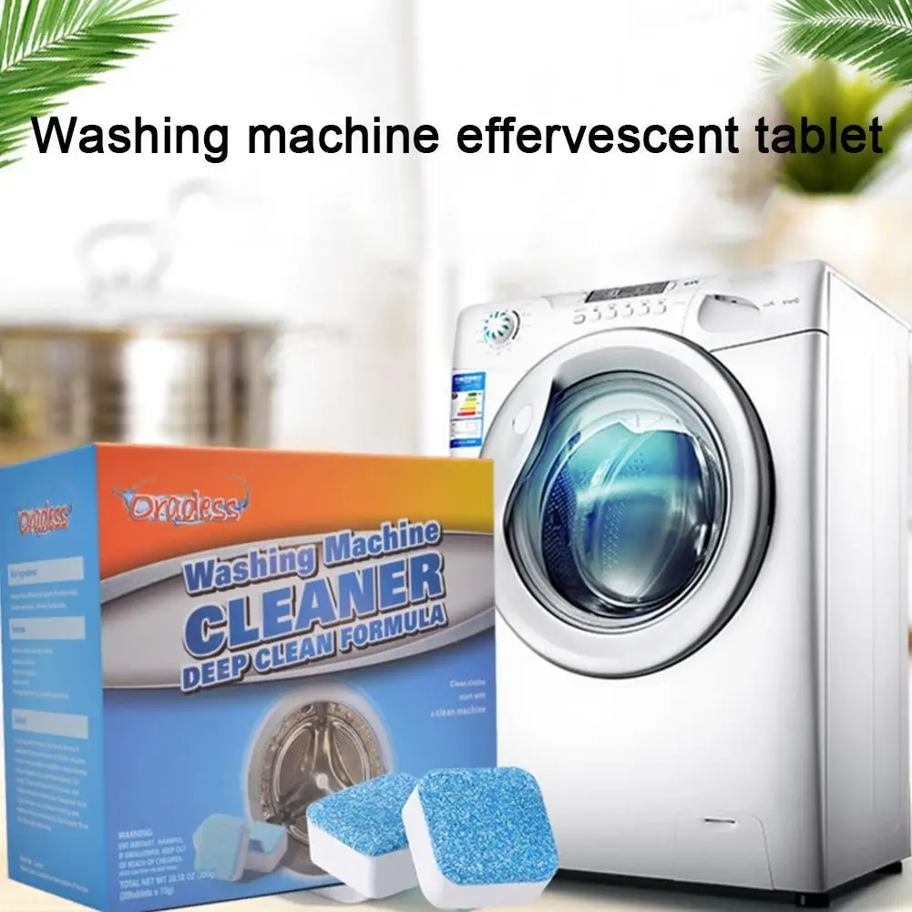 20pcs/30pcs Tab Washing Machine Cleaner Laundry Expert Tablet Deep