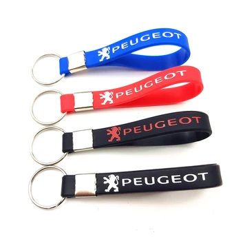 

Car sticker keychain keyring case For Peugeot 206 207 301 307 308 407 408 508 Auto Car Accessories Motorcycle