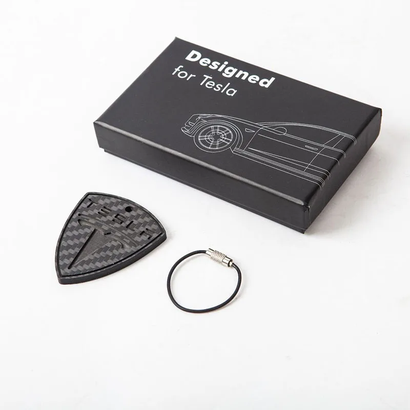 Car Key Ring for Tesla Model 3 S X Y 2021 Real Carbon Fiber Keychain Decorate Accessories Chain Pendant Leaf with Keyring | Автомобили и