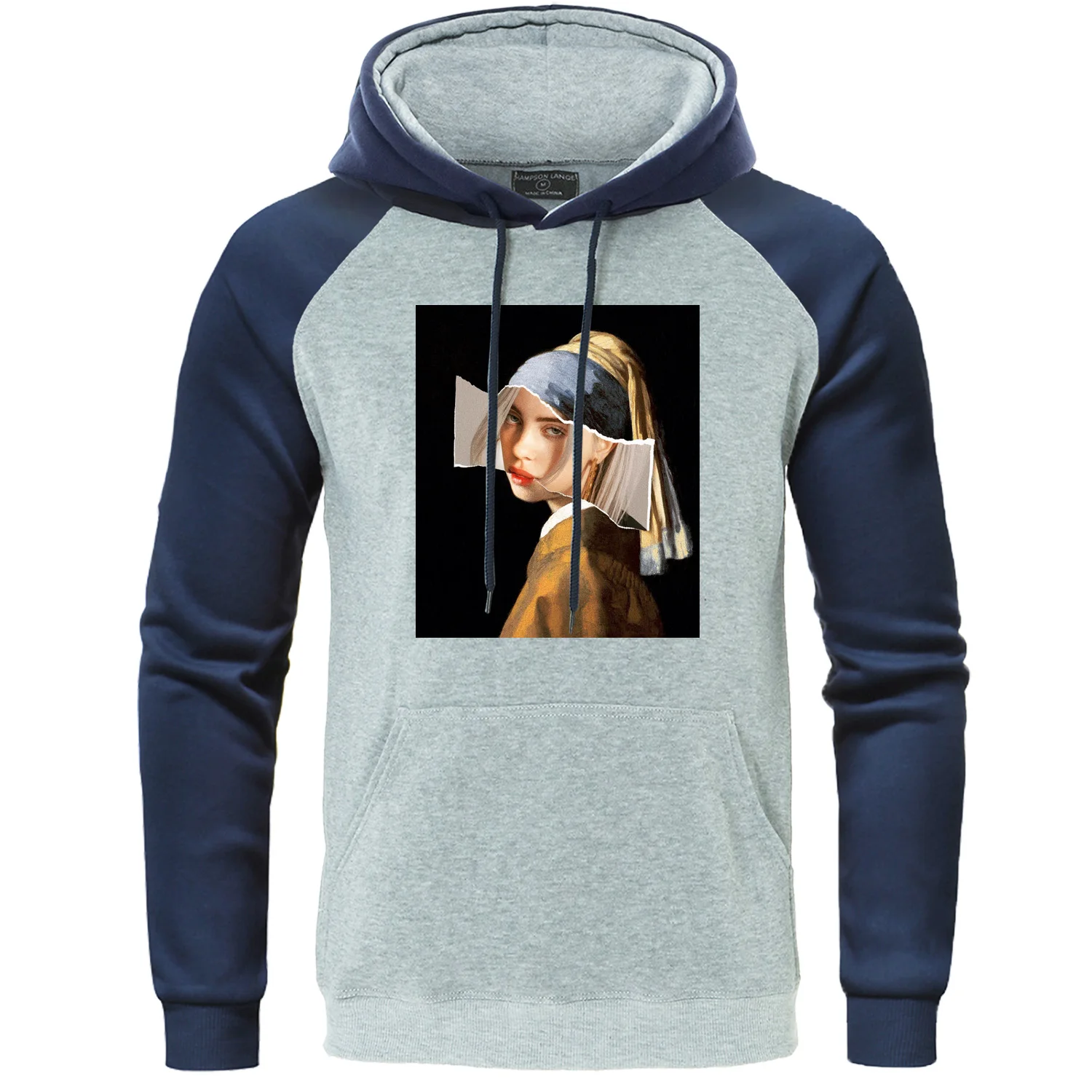 Billie Eilish, Ретро стиль, реглан, мужские толстовки, осень, новинка, хип-хоп, Мужская толстовка, толстовки, высокое качество, модный спортивный костюм, уличная одежда