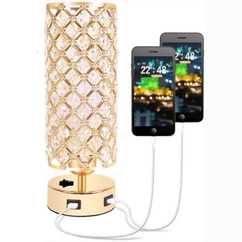 

Bedside Charge Modern Led Desk Port with Usb On Base Light Charging Station Ports Rechargeable Wireless Chargeable Table Lamp