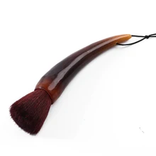 Ручная работа чайная щетка Bader Mane Ebony нож для чайной церемонии чайная церемония аксессуары китайский кунг-фу чайные инструменты из натурального дерева чайная посуда