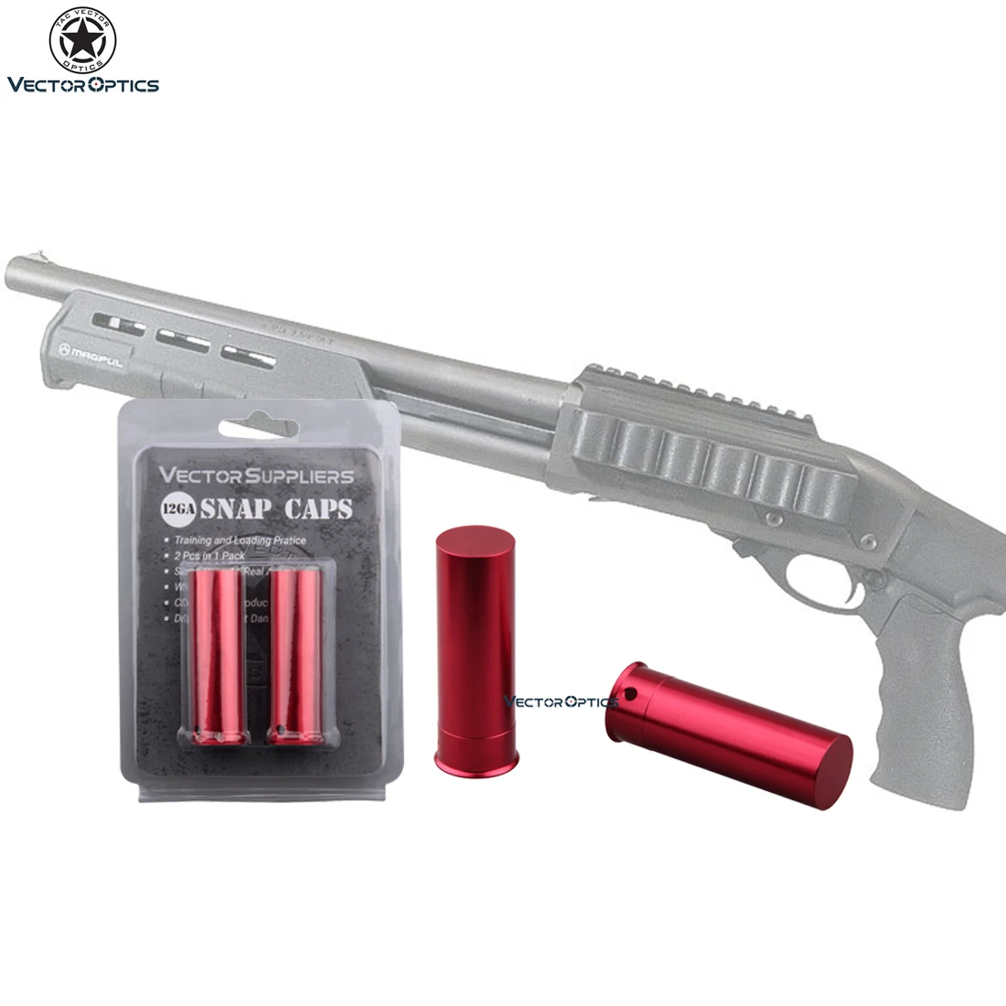12g Metal Snap Caps Miroku 12 Gauge Shotgun Firing Training Pin Dummy Round 6x for sale online 
