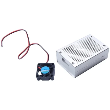 

Active Cooling Mini Fan for Raspberry Pi 3 Model B / 2B / B+ - Black & Metal Enclosure Protective Box Shell Case