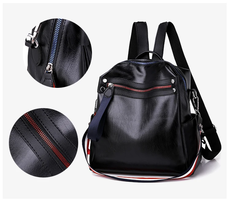 Vfemage роскошный женский рюкзак, кожаный многофункциональный рюкзак, женская маленькая сумка, школьная сумка для девочек, женская сумка через плечо, Sac a Dos Mujer