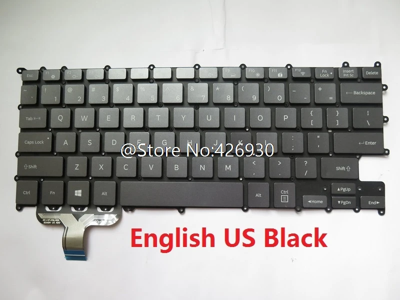 Клавиатура для ноутбука samsung NP930SBE NT930SBE 930SBE английский США Корея KR BA59-04356A BA59-04356B с подсветкой без рамки Новинка