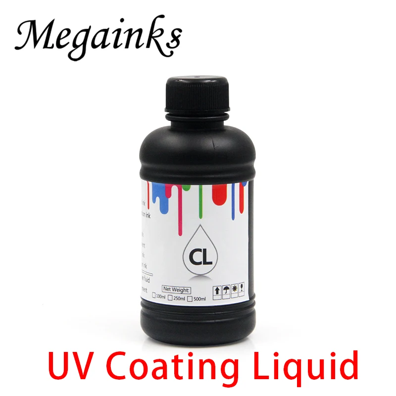 Coating 500 мл Светодиодный УФ чернила для Epson DX5 DX6 DX7 DX9 DX10 XP300 XP600 TX800 WF5110 WF7610 L800 L805 1390 R280 R290 R1800 R1900 принтер - Цвет: Coating