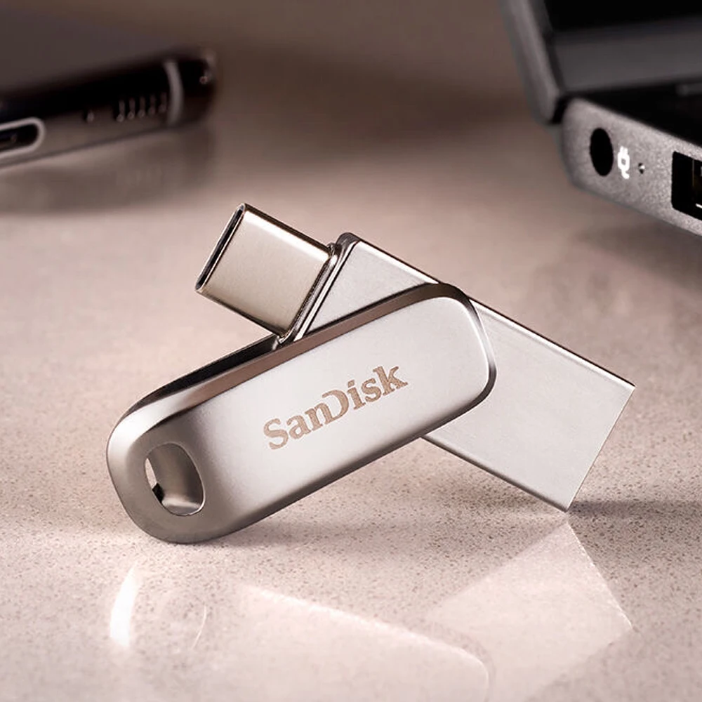 Sandisk Sdddc4 Ultra Luxe Usb 3.1 Flash Drive 512gb Type C Dual Pendrive 128gb 64gb Metal Type A Otg Flash Drive - Usb Drives - AliExpress