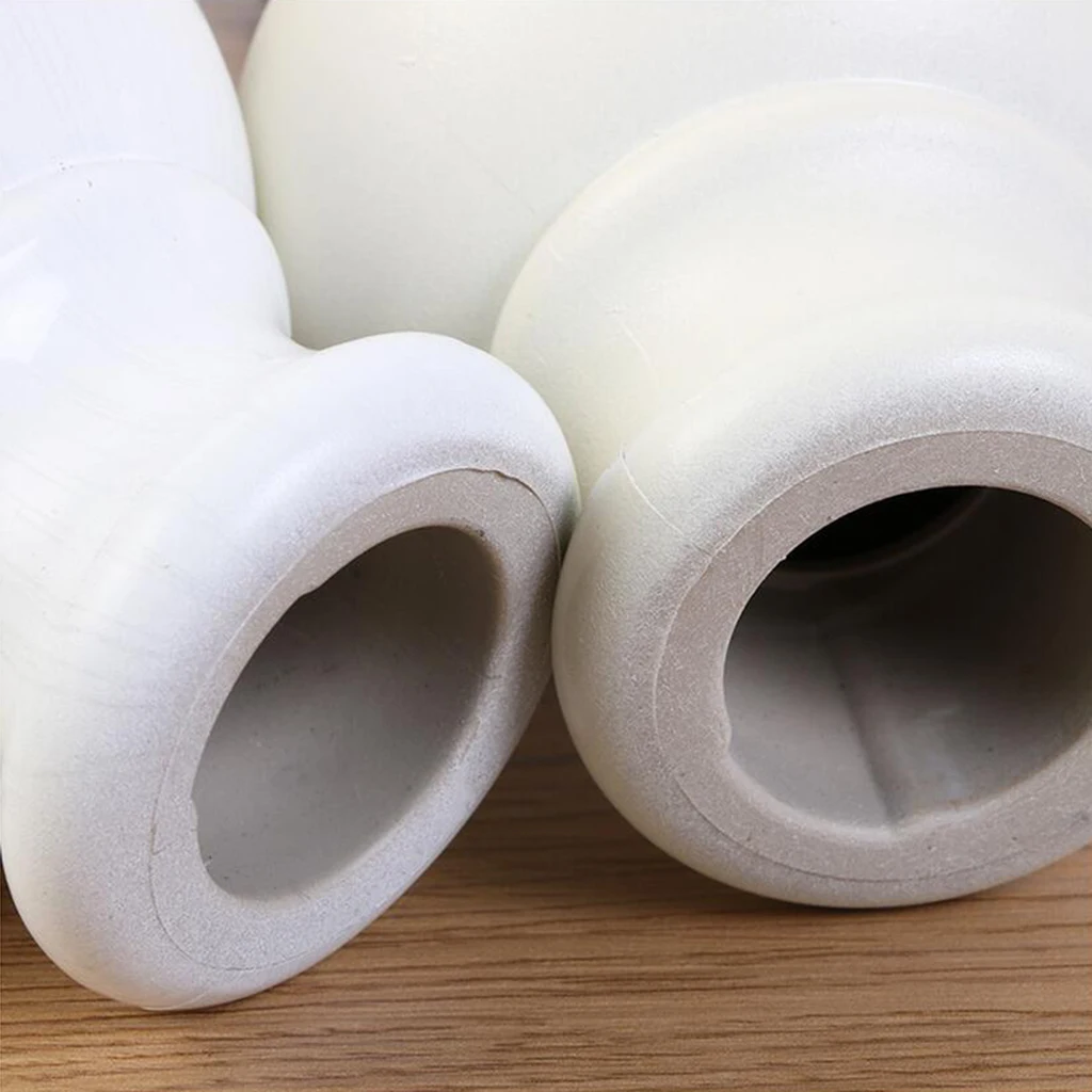 28mm 4pcs PVC Decorative Curtain Pole/ Rod  Ends Finals Window Curtain Finals Curtain Pole Head Drapery Pole Ends