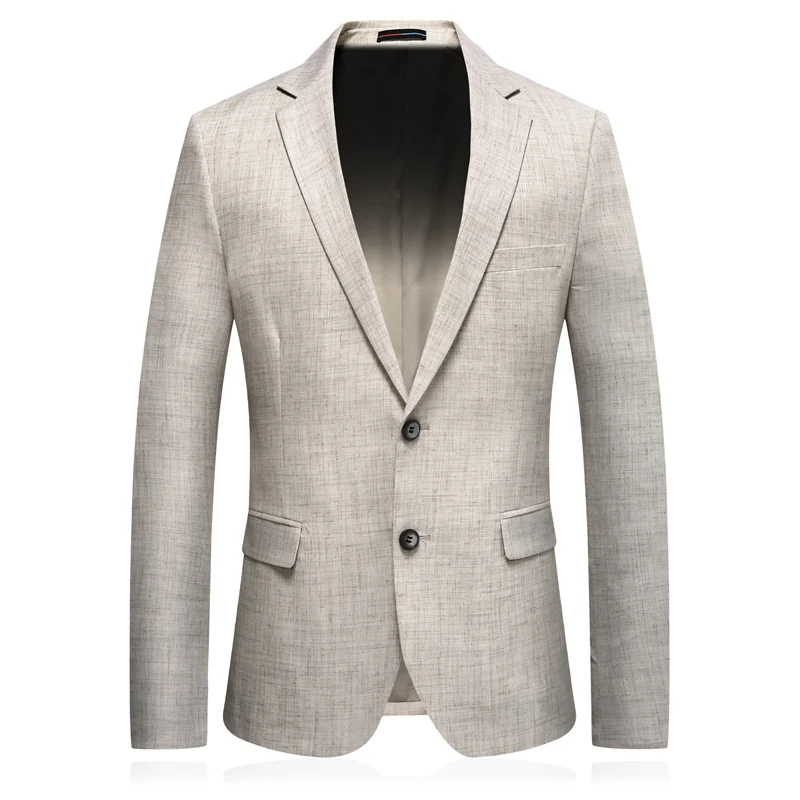

2020 New Fashion Men Slim Spring Suit Blazer Formal Business Male Suit Jacket Two Button Lapel Casual Long Sleeve Pockets Top