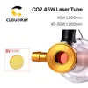 Cloudray  Co2 Glass Laser Tube Pipe Dia.50mm 55mm 800MM 850MM 45-50W Glass Laser Lamp for CO2 Laser Engraving Cutting Machine ► Photo 3/5