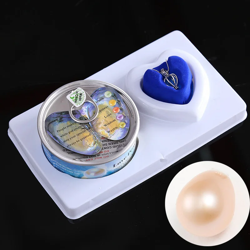 Натуральный Устрица желаю пресной воды Жемчужное ожерелье кулон комплект