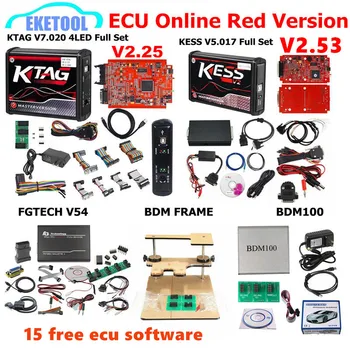 

Red EU KESS V5.017 SW2.53 KTAG V7.020 SW2.25 FGTECH V54 0475/0386 BDM FRAME BDM100 1255 KESS 5.017 KTAG 7.020 15Free ECU as GIFT