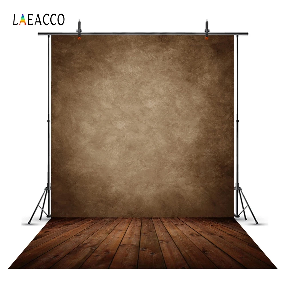Твердые Цвет градиент гранж стена деревянный пол фон для фотосъемки с