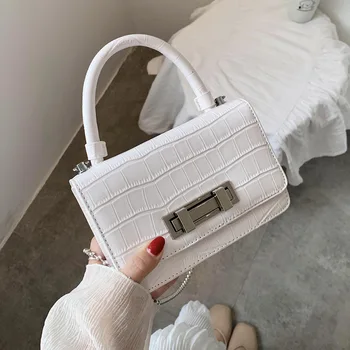 

Stone patent mini Crossbody Bags For Women 2020 Small Handbag Small Bag PU Leather Hand Bag Ladies Designer Evening Bags