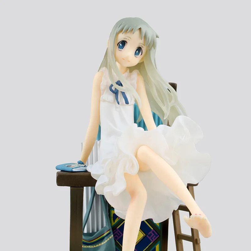 Huong Anime Figure 22 CM Anohana Honma Meiko Menma PVC Actiion Figure Collectible Model Toy (1)