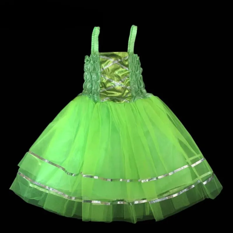 dress green Детское платье принцессы с бабочками и крылышками, повязка на голову, 4 предмета в комплекте, костюм феи вечерние наряды, рождественские украшения - Цвет: dress green