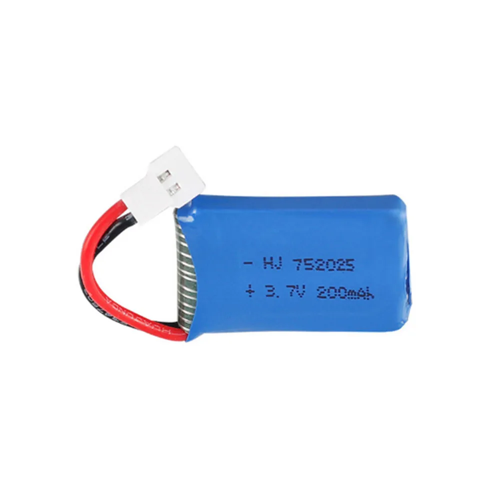 3.7V 200mAh For Syma X4 X11 X13 rc plane drone aircraft battery lithium model 752025 | Электроника