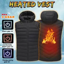 Для мужчин и женщин, для улицы, USB, электрическая батарея, с подогревом, куртки, жилет, пальто, зимнее, с подогревом, с капюшоном, теплая одежда, жилет для рыбалки