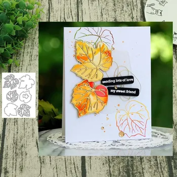 

Metal Cutting Dies Maple leaf for Scrapbooking Steel Craft Die Cut Embossing Paper Card Album Stencil