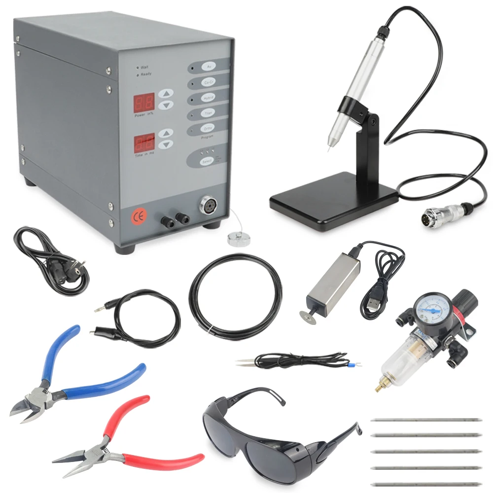 Stainless Steel Spot Laser Welding Machine 100A Automatic Numerical Control Touch Pulse Argon Arc Welder for Soldering Jewelry | Украшения