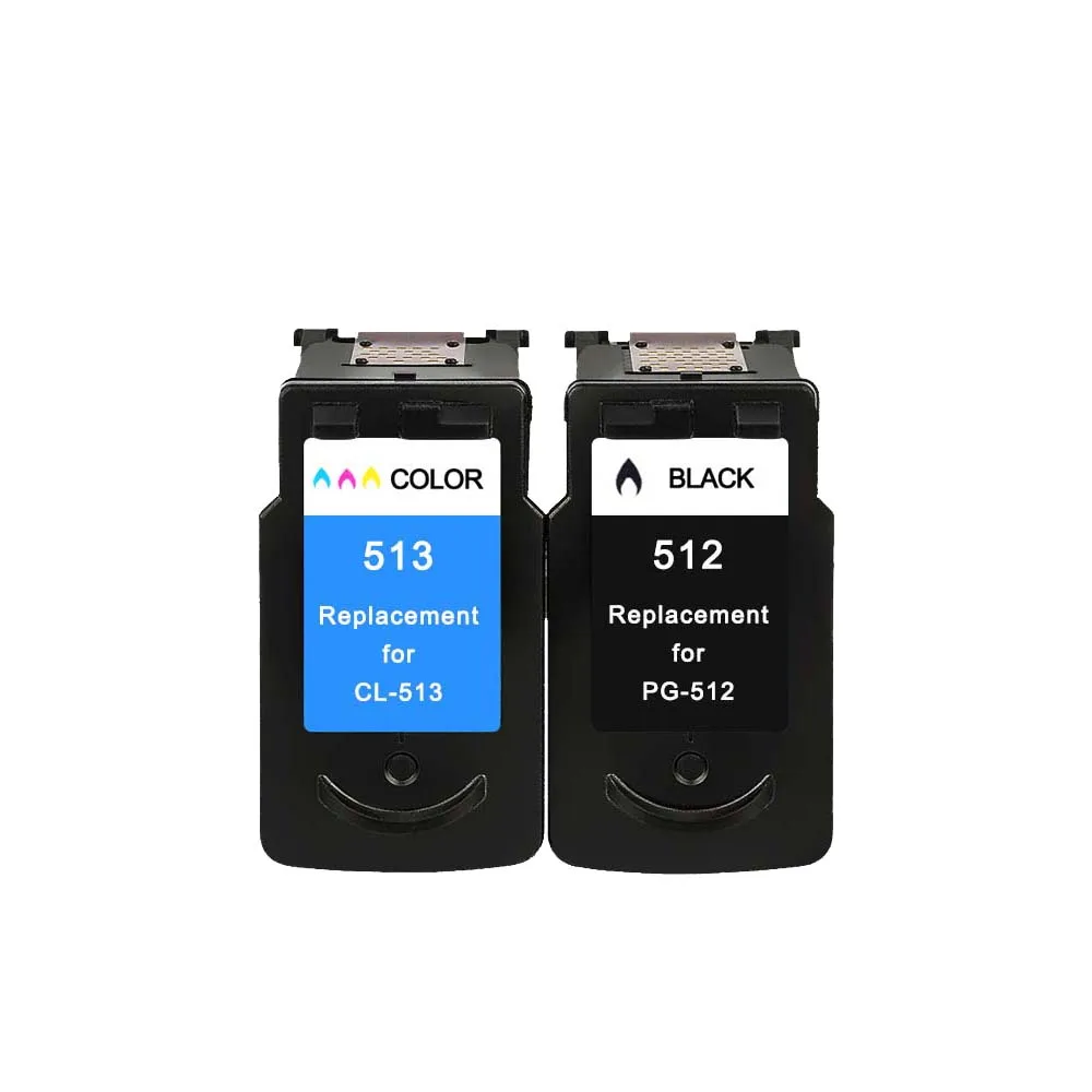 YLC совместимый для Canon PG512 CL513 pg 512 cl 513 картридж для Canon Pixma MP230 MP250 MP240 MP270 MP480 MX350 IP2700 принтер - Цвет: 1 X Black 1 x Color