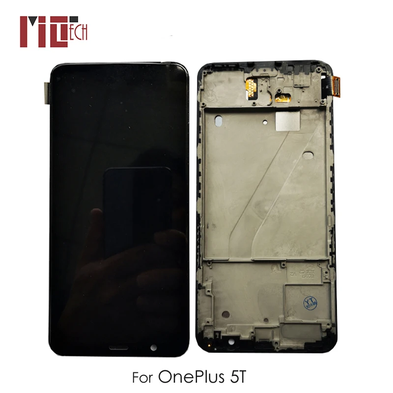 ЖК-дисплей для Oneplus 5T One Plus 1+ 5T A5010 Incell TFT кодирующий преобразователь сенсорного экрана в сборе Замена с рамкой протестирован