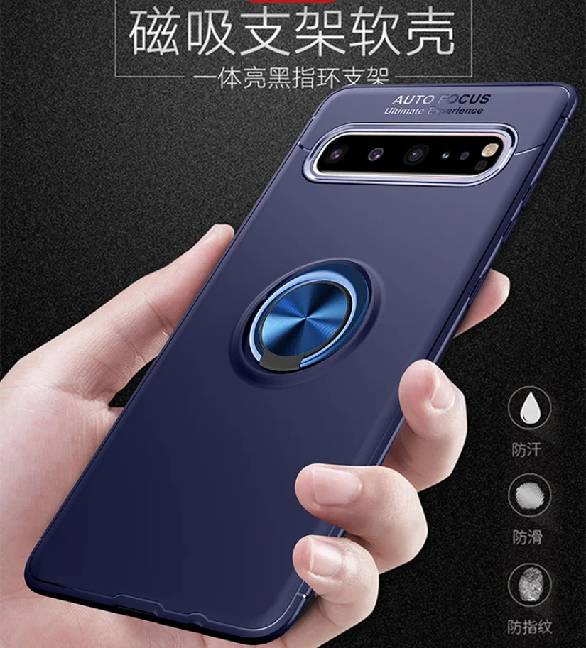 Магнитный Невидимый кронштейн, мягкий чехол для телефона samsung galaxy A50 A70 A40 A20 Note 8 9 10 S8 S9 S10 plus