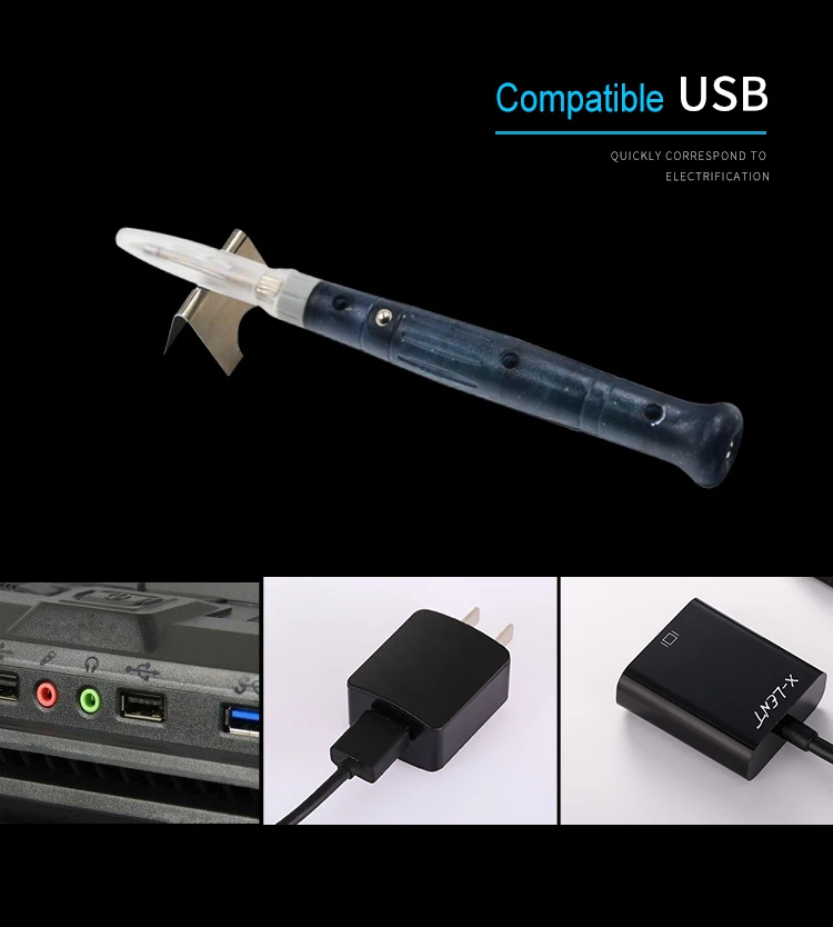Портативный USB мощность 8 Вт Электрический паяльник сварочная наладочная станция для пайки Инструменты для ремонта равномерно 5 секунд быстрый нагрев