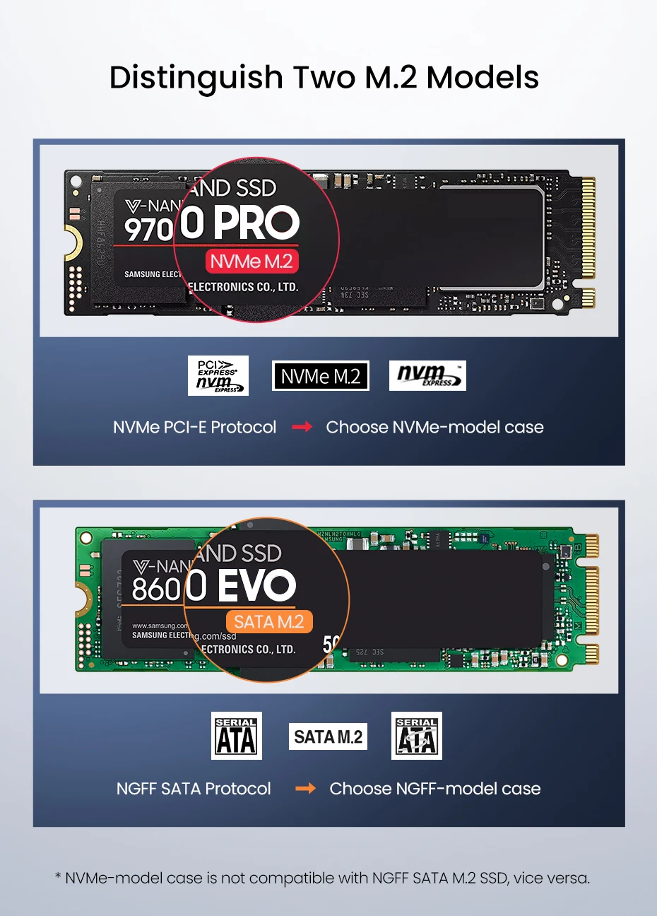 para usb tipo c 3.1 ssd adaptador