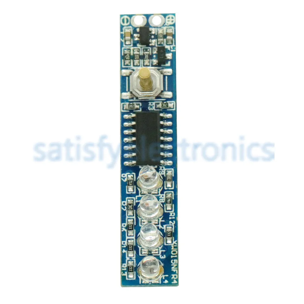 1S 2S 3S 4S Lithium Battery Capacity Indicator LED Indicator Display Board Module Power Level For 18650 Lithium Battery