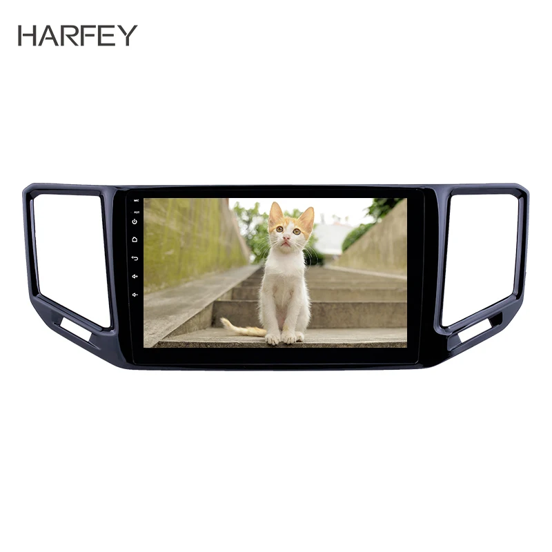 Автомобильный плеер Harfey Android 8 1 GPS 10 дюйма HD сенсорный экран для VW Volkswagen Teramont 2017-2018