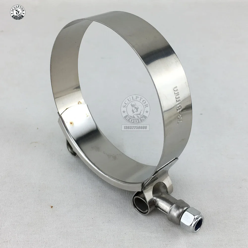 

2" 2.25" 2.5" 3" Inch T Bolt Clamp T Hose Pipe Clamp Stainless Steel T-Bolt Turbo Silcone Hose Clamp 35-103mm T Clamps Clip