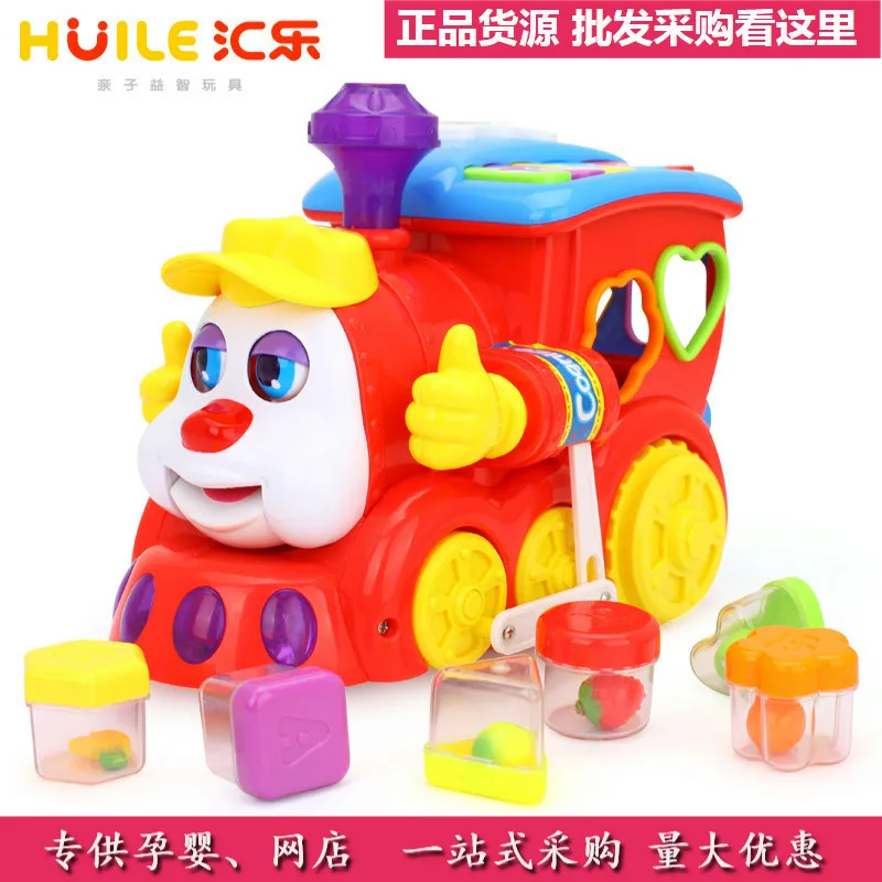 

Department of Music 556 Intelligent Question Answering Cartoon Train Children Electric Universal Train Infant Boy Toy Shape Frui