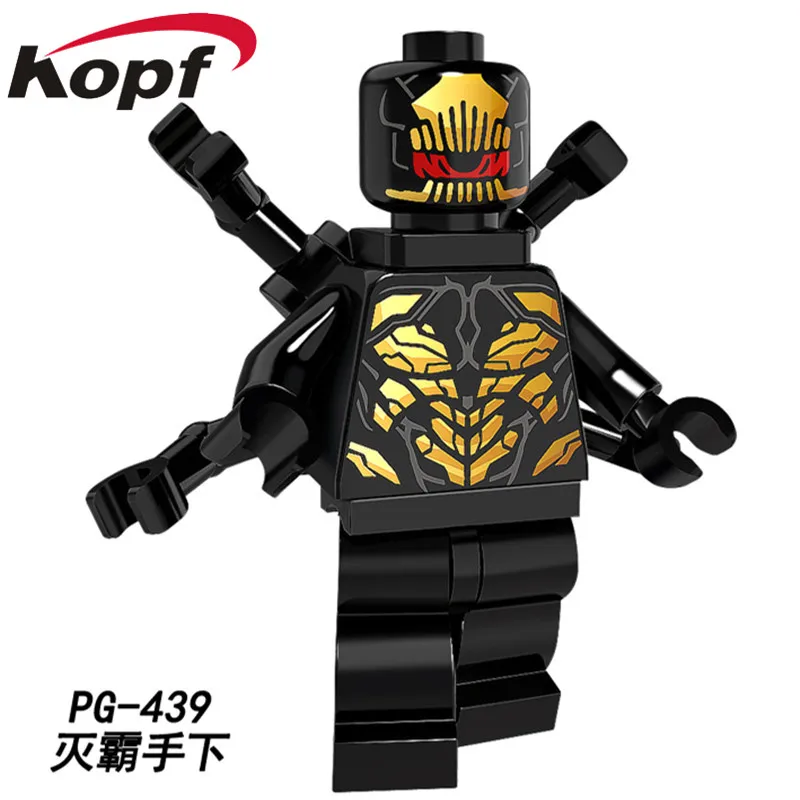 PG439 Without Box KF8037, одиночная распродажа, супергерои, Бэтмен, серия фильмов, кубики, образование, миниатюрные строительные блоки, фигурки, Подарочная игрушка для детей - Цвет: PG439 Without Box