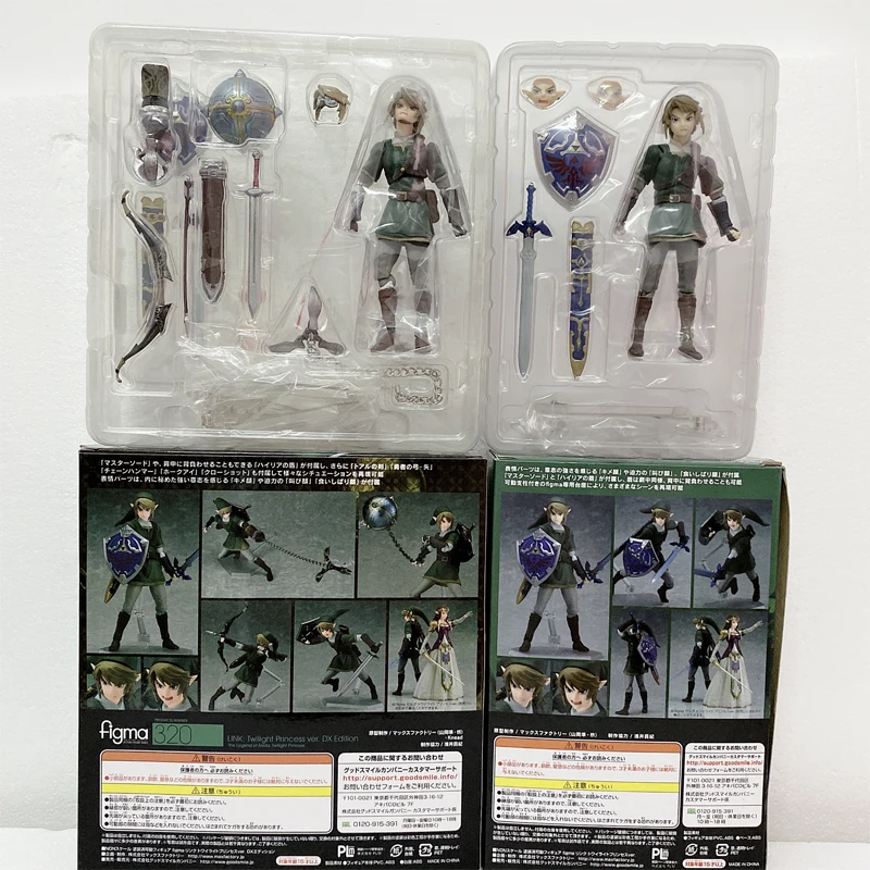 2 типа Zelda Skyward Sword Link Twilight Princess Figma 319 320 ПВХ фигурка игрушка кукла рождественский