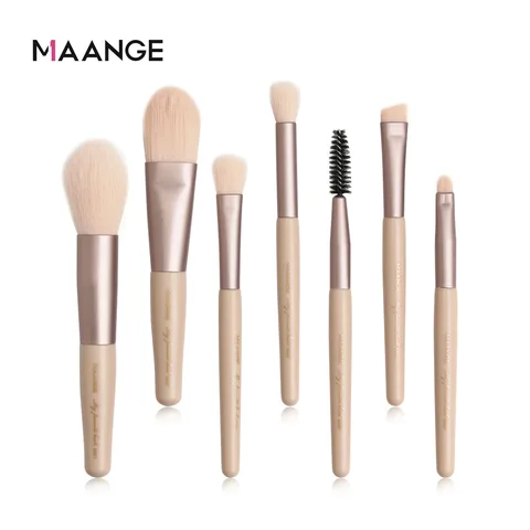 7/10 Pcs Makeup Brushes Soft Nylon Bristles Cosmetics Foundation Powder Blush Eye Shadow Beauty Professional Brushes Sets
